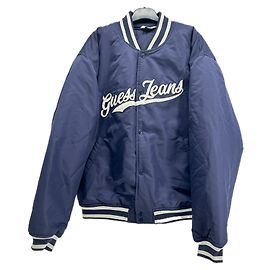 GUESS Jackets T.International XL Polyester Navy blue