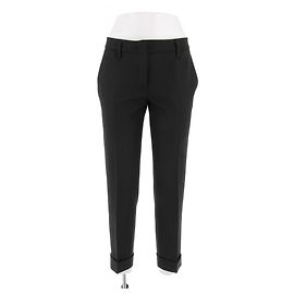 Pantaloni PRADA T.IT 38 Lana Nero