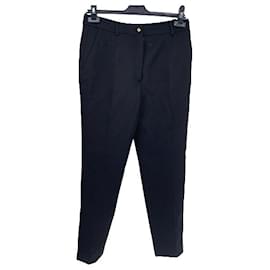 Autre Marque-SCHIAPARELLI Trousers T.FR 38 Wool-Black