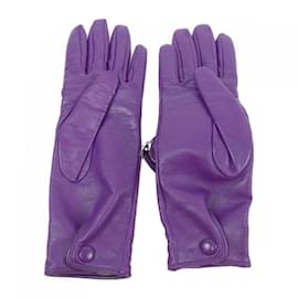 Prada-Prada Purple Short Gloves-Purple