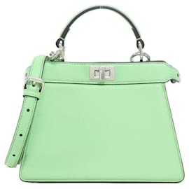 Fendi-Fendi Peekaboo I See You Petite Handbag-Light green