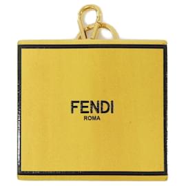 Fendi-Fendi Mini Box 7AR894 ADP6 Handbag Charm-Yellow