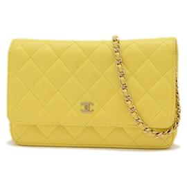 Chanel-Chanel Wallet On Chain-Yellow