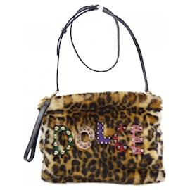 Dolce & Gabbana-Dolce & Gabbana Handbag-Brown,Black,Beige