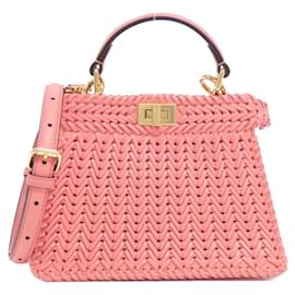 Fendi-Fendi Peekaboo I See You Petite Handbag-Pink