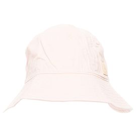 Sombrero bucket smiley de algodón Pansy Face de Acne Studios Rosa