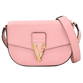 Versace-Versace Virtus Shoulder Bag-Pink
