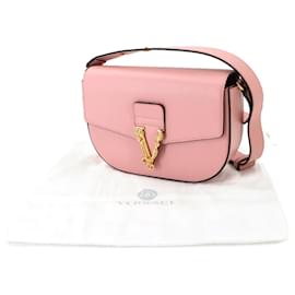 Versace-Versace Virtus Shoulder Bag-Pink