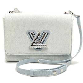 Louis Vuitton-Louis Vuitton Cruise Collection Twist MM Shoulder Bag-Blue