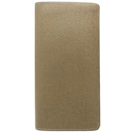 Louis Vuitton-Louis Vuitton Taiga Long Wallet-Khaki