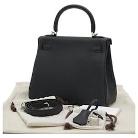 Hermès-Hermès Kelly 25-Noir