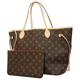 Louis Vuitton-Louis Vuitton Monogram Neverfull MM Tote Bag-Fuschia