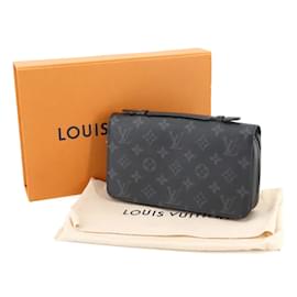 Louis Vuitton-Louis Vuitton Monogram Eclipse Zippy XL Long Wallet-Monogram