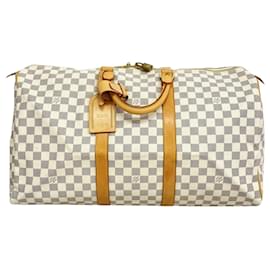 Louis Vuitton-Louis Vuitton Keepall 50-White