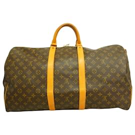 Louis Vuitton-Louis Vuitton Keepall Bandoulière 55-Brown