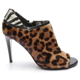 Bottines Just Cavalli en cuir marron Marron