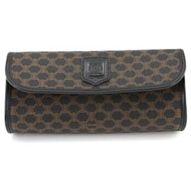 Céline-Celine Macadam Pattern Pouch-Brown,Black