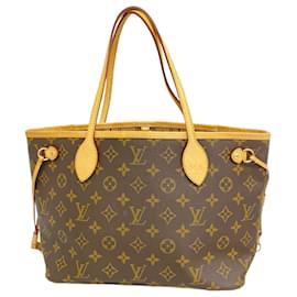 Louis Vuitton-Louis Vuitton Monogram Neverfull PM Tote Bag-Brown