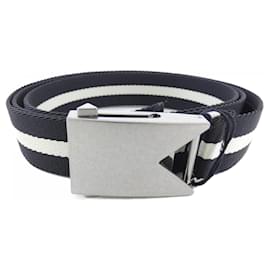 Bottega Veneta-Bottega Veneta Standard Belt-Black,White