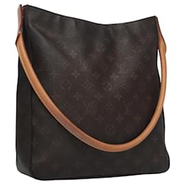 Louis Vuitton-LOUIS VUITTON Monogram Looping GM Shoulder Bag M51145 LV Auth 113745-Monogram