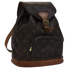 Louis Vuitton-LOUIS VUITTON Monogram Montsouris MM Backpack M51136 LV Auth 110425-Monogram