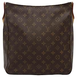 Louis Vuitton-LOUIS VUITTON Monogram Looping GM Shoulder Bag M51145 LV Auth 113868-Monogram