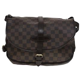 Louis Vuitton-LOUIS VUITTON Damier Ebene Saumur 30 Shoulder Bag N48081 LV Auth 110503-Other