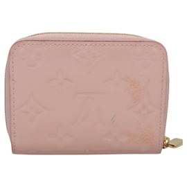Louis Vuitton-LOUIS VUITTON Vernis Zippy Coin Purse Wallet Rose valerine M61231 LV Auth 112910-Other