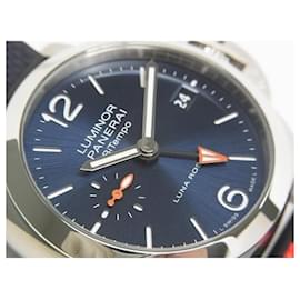 Panerai-PANERAI Luminor Quaranta Luna Rossa BiTempo PAM01404 Mens-Silvery