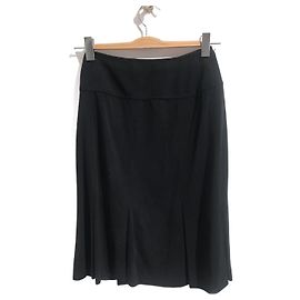 Falda Chanel negra T.36 Negro