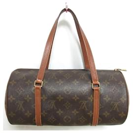 Louis Vuitton-Louis Vuitton Monogram Old Papillon 30 Mini Boston Bag-Brown