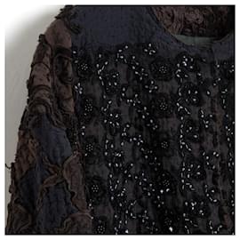 Autre Marque-By Walid Veste Manteau FR36 Delya beaded silk patchwork coat jacket UK8 US6 NWT-Multiple colors