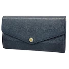 Louis Vuitton-Louis Vuitton Long Wallet Monogram Empreinte-Black