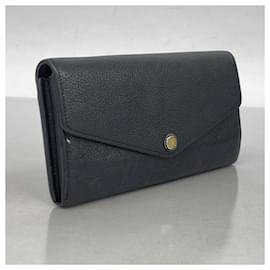 Louis Vuitton-Louis Vuitton Long Wallet Monogram Empreinte-Black