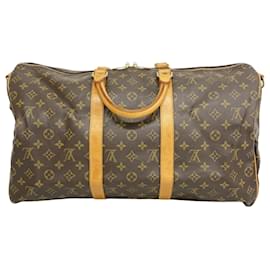 Louis Vuitton-Louis Vuitton Keepall Bandouliere 50-Brown