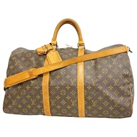 Louis Vuitton-Louis Vuitton Keepall Bandouliere 50-Brown