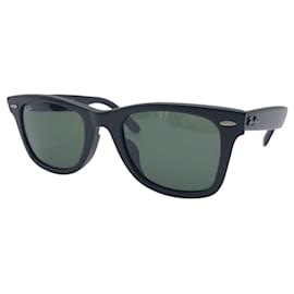 Autre Marque-Ray-Ban Wayfarer Black Plastic Sunglasses RB2140-F-Black