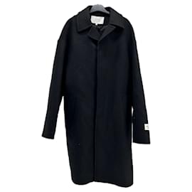 Autre Marque-NON SIGNE / UNSIGNED Coats T.FR 48 Wool-Black