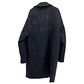 Autre Marque-NON SIGNE / UNSIGNED Coats T.FR 48 Wool-Black