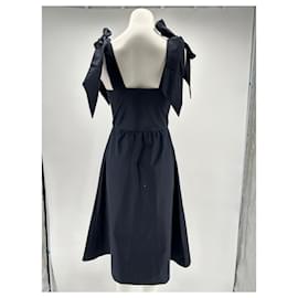 Autre Marque-NON SIGNE / UNSIGNED Dresses T.International S Cotton-Black