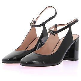 J.CREW Heels T.US 6.5 Leather Black