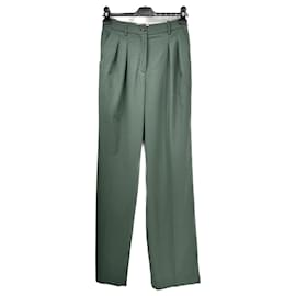 Autre Marque-LOULOU STUDIO Trousers T.International XS Wool-Green
