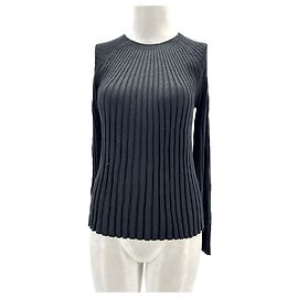 Autre Marque LOULOU STUDIO Tops T.Internacional XS Lino Negro