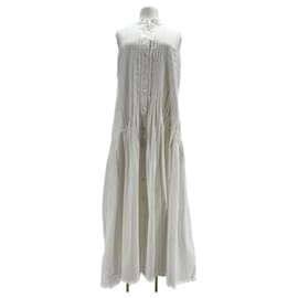 Autre Marque-NON SIGNE / UNSIGNED Dresses T.US 10 Cotton-Cream