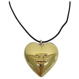 Céline Collar Colgante Motivo Corazón Triomphe 24SS de Celine Cool Dorado