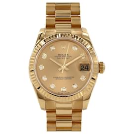 Rolex-Rolex Datejust 178278G Yellow Gold Automatic Wristwatch-Other