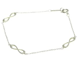 Tiffany & Co-Pulseira charm infinito Tiffany Endless-Prata