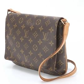 Louis Vuitton-Louis Vuitton Monogram Musette Tango Shoulder Bag-Brown,Monogram