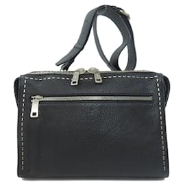 Fendi-Sac à épaule Fendi Selleria-Noir