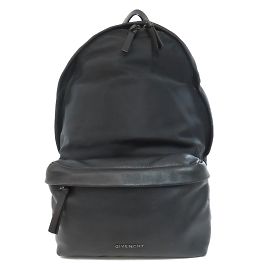 Zaino in nylon e pelle nera Givenchy Nero